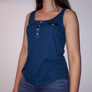 💖2/20$ AEO Henley Tank Top